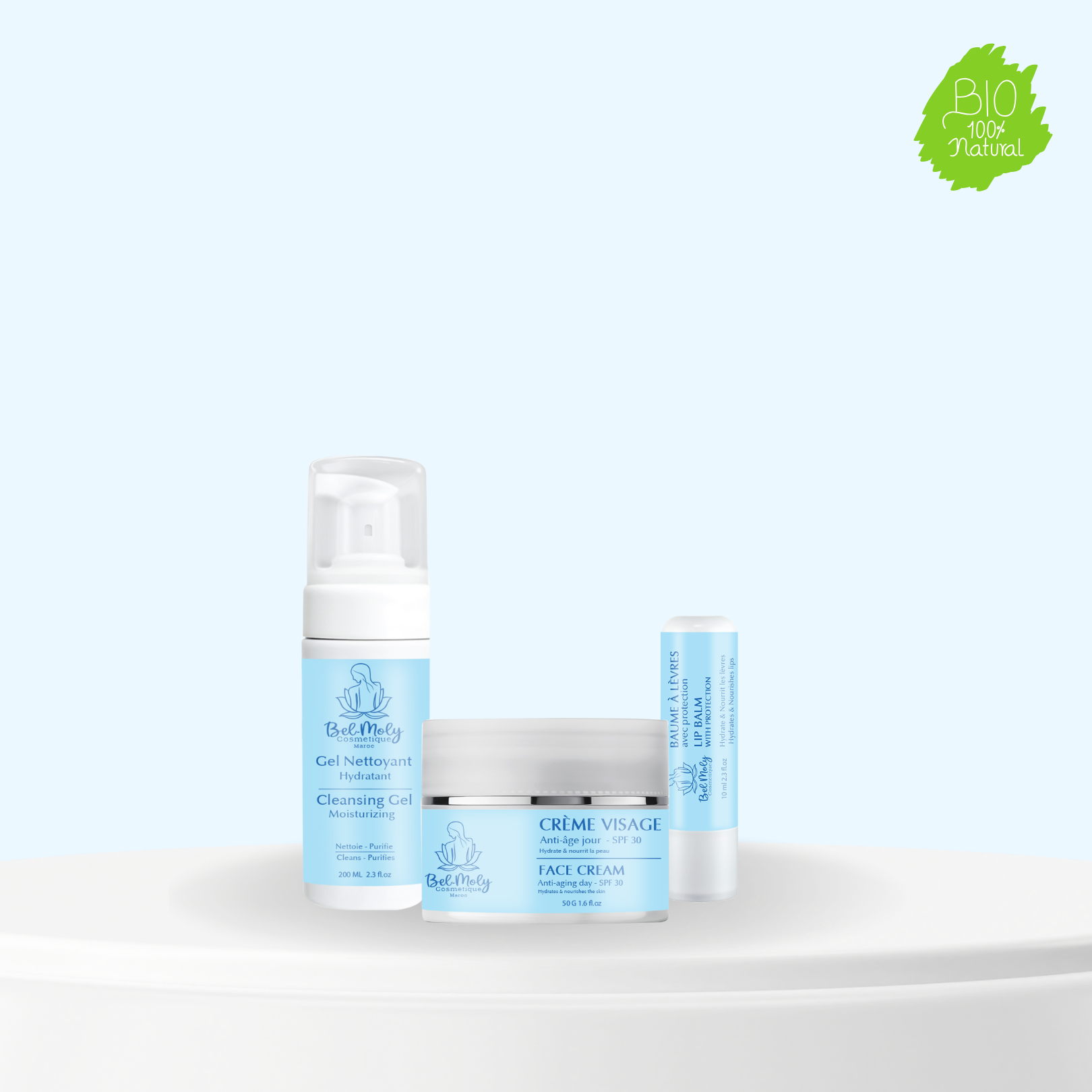 Belmoly Pack Soins Visage Quotidien